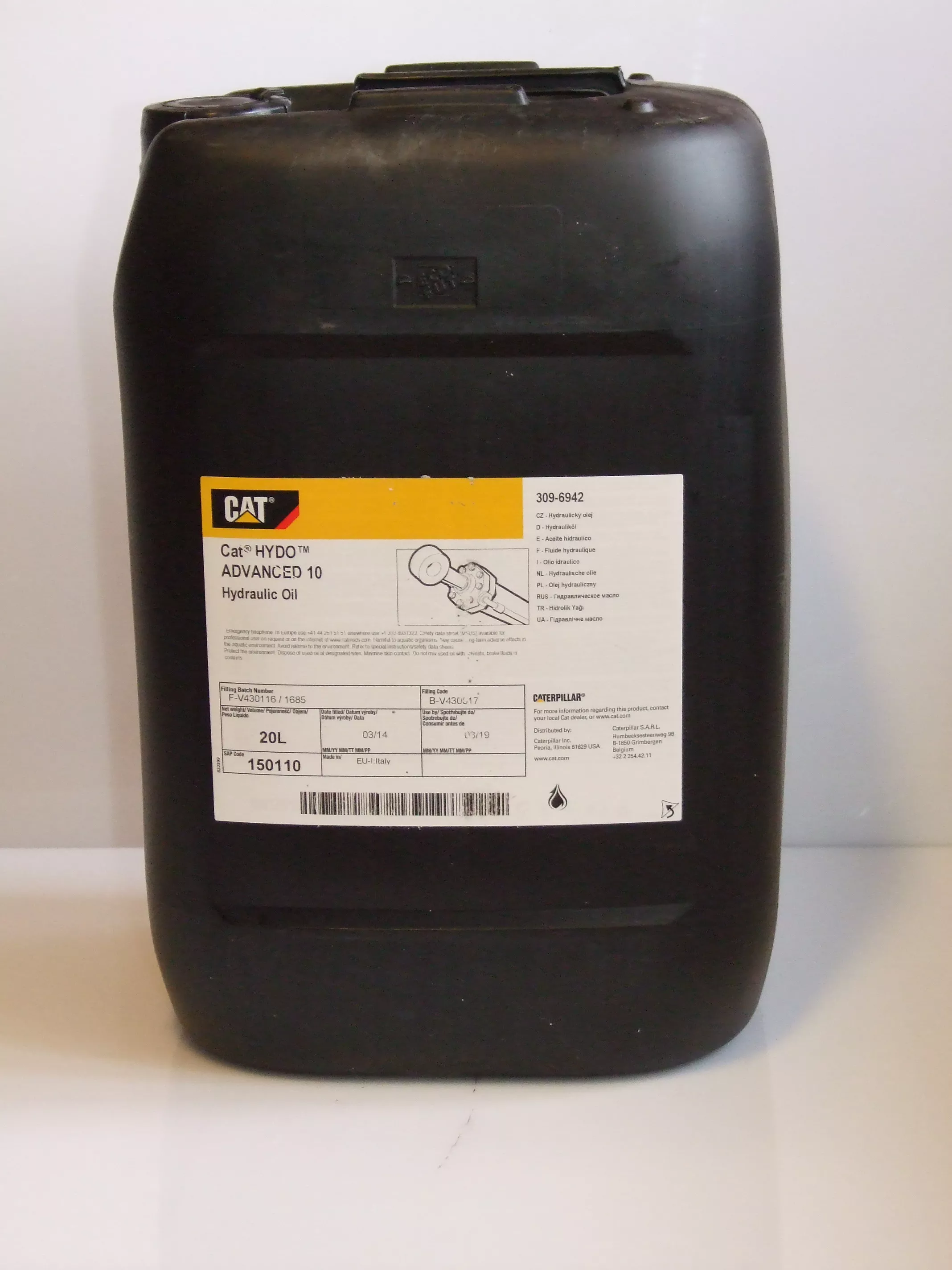 OLEJ CAT HYDO ADVANCED 10 OL 3096942/B HYDRAULICZNY 20L| eFiltry.pl