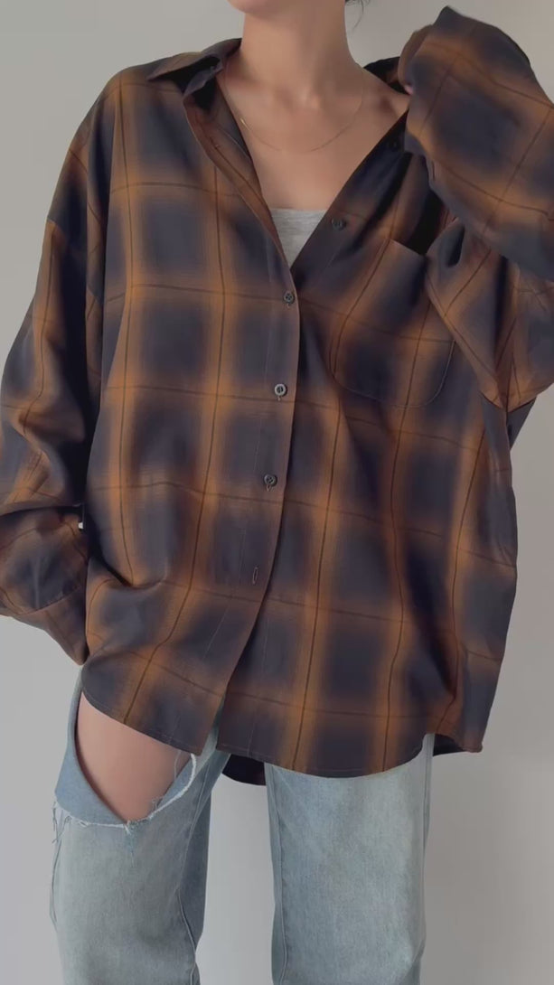 FADE CHECK OVER SHIRT | efu(エフ)official通販サイト – efu official