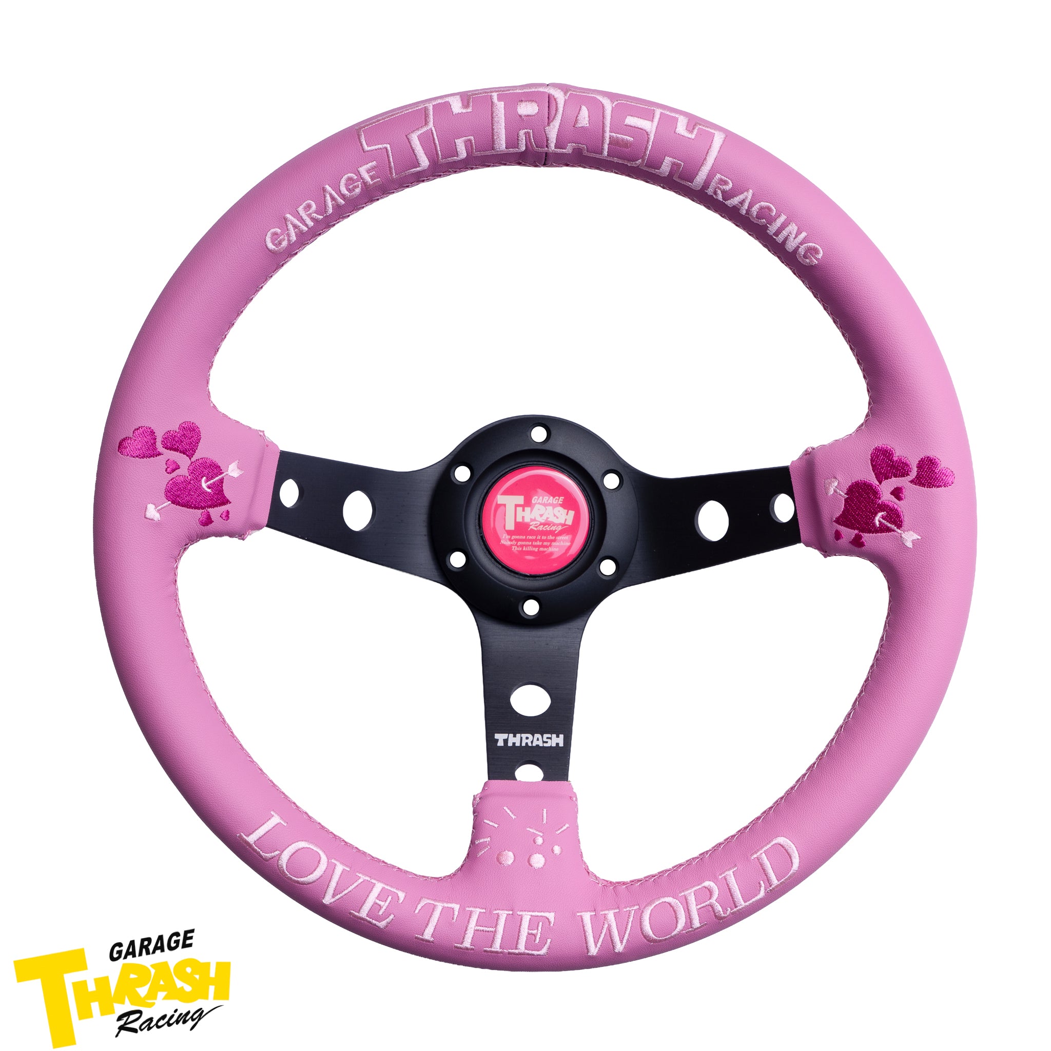 国内発送】レザーステアリングホイール,ヒョウ柄 JDMハート型,15インチ