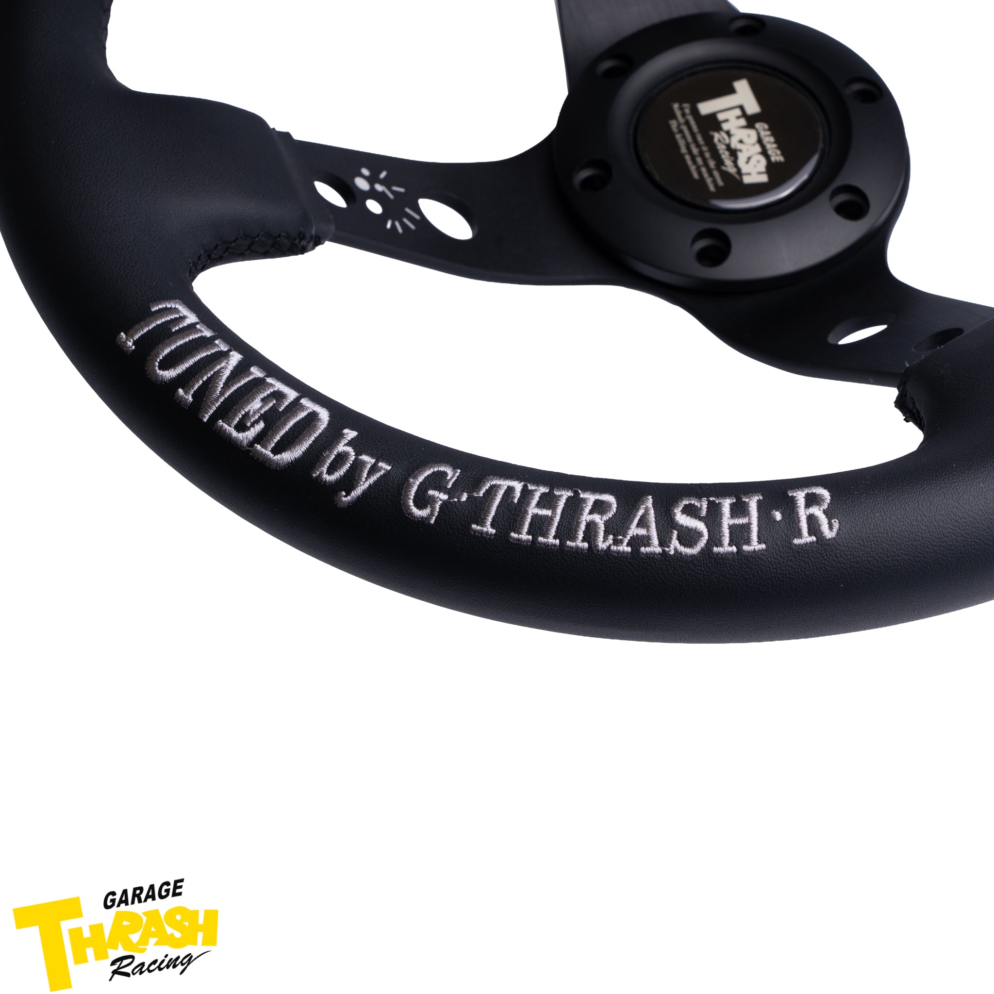 THRASH Racing RAMPAGE LIMITED 330mm Leather Deep Dish Steering