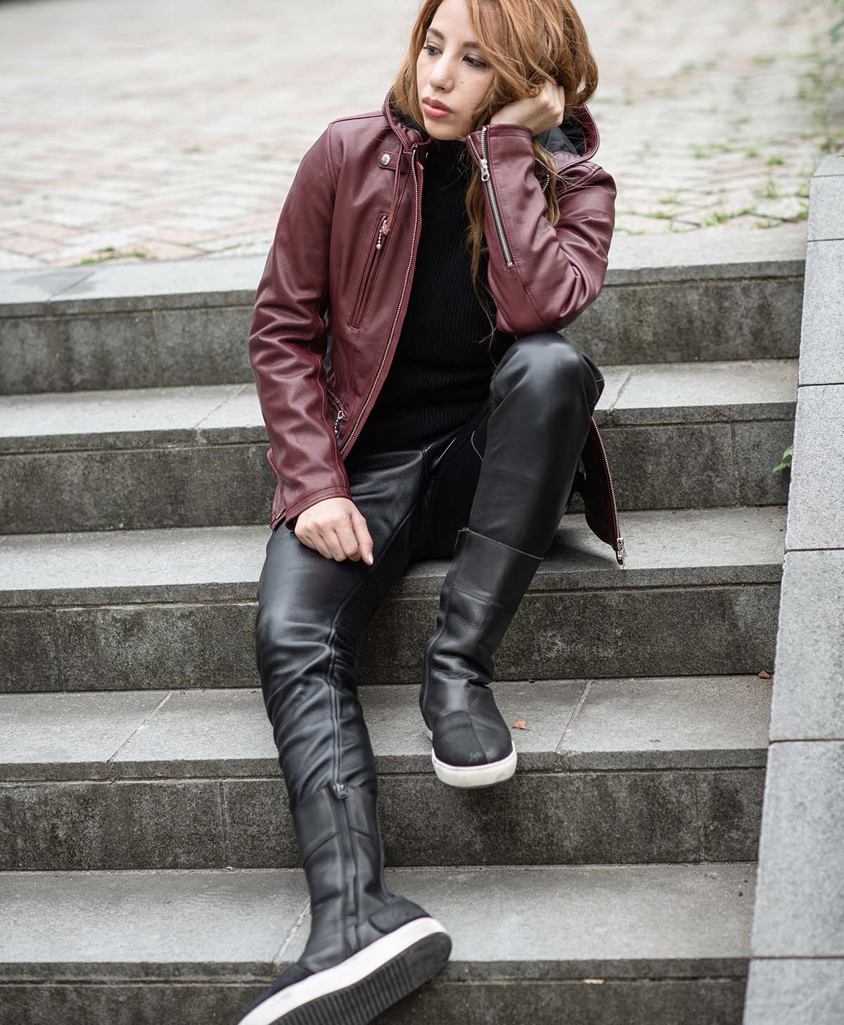 革パンツ スリム レザーパンツ｜カドヤ公式オンラインショップ