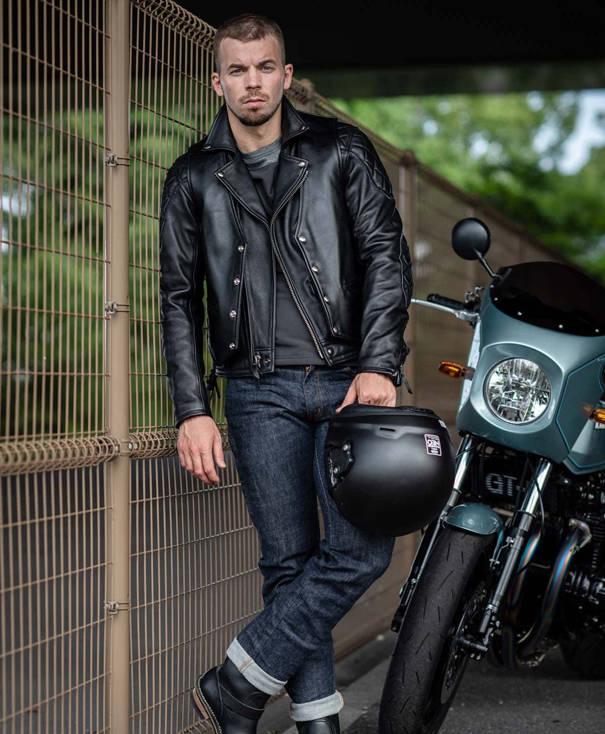 革ベスト ボタンダウン レザーベスト｜カドヤ公式オンラインショップ