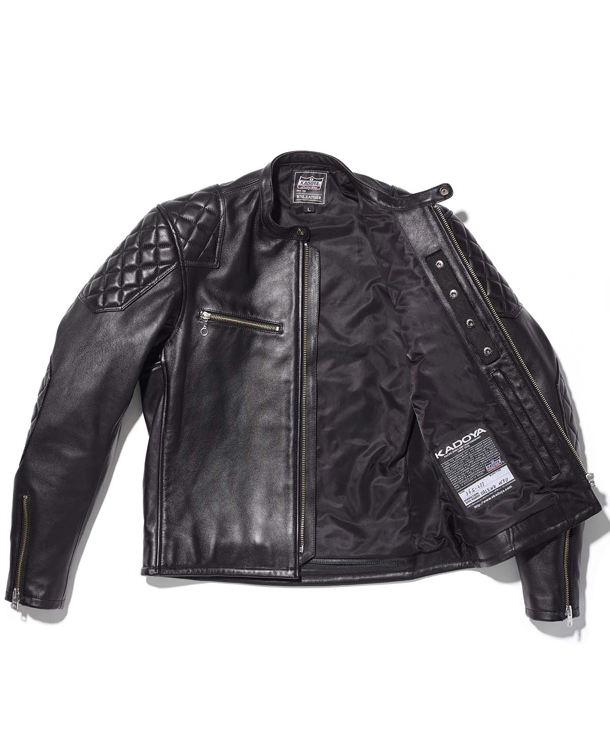 革ジャン レザーパテッドジャケット｜カドヤ公式オンラインショップ