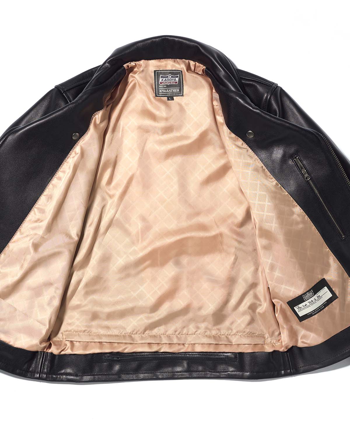 革ジャン タイトシングル レザージャケット｜カドヤ公式オンライン