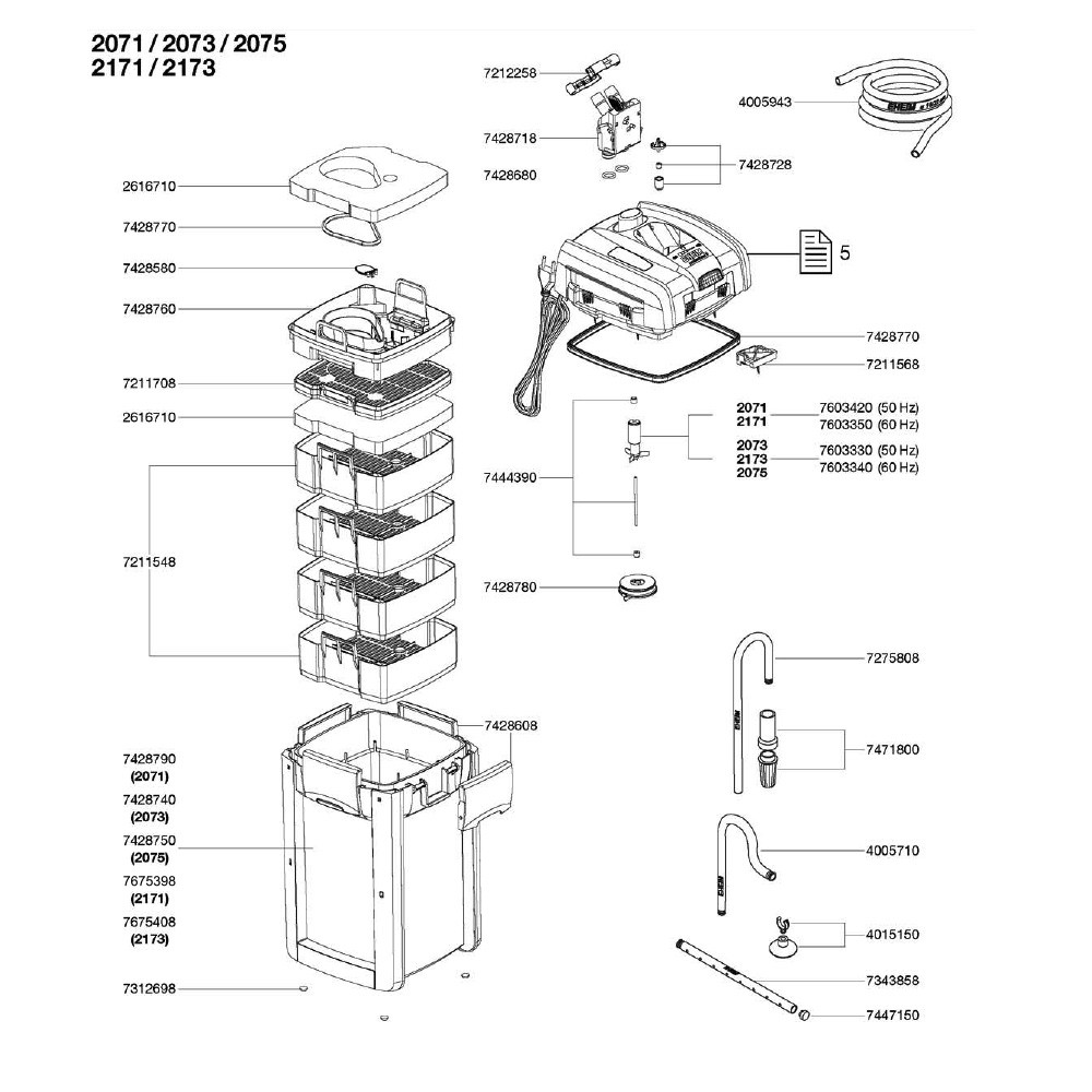 M*g様 EHEIM professionel 3 フィルター M*g様 EHEIM professionel 3