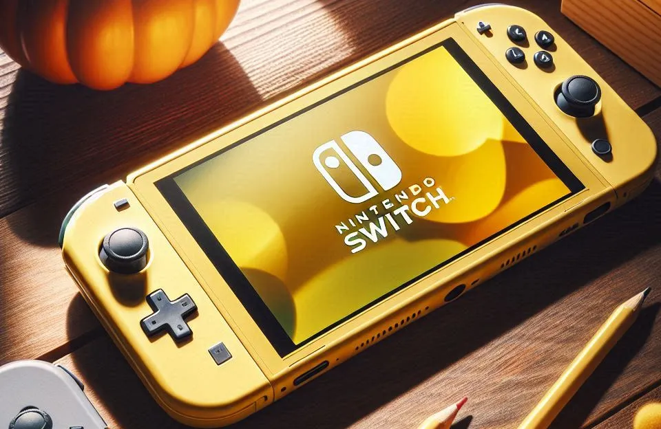 Nintendo Switch Lite Yellow - Portátil e Poderoso