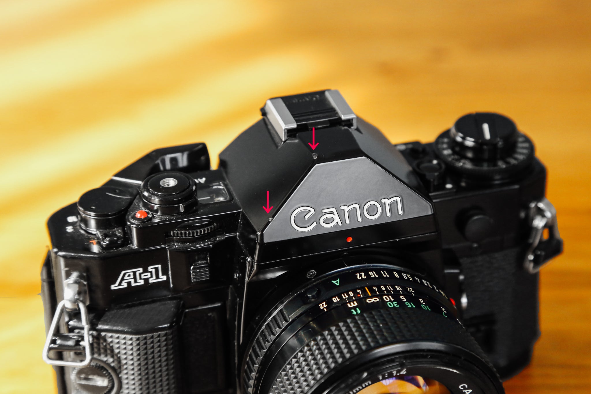 Canon A-1黒＋AE-1銀 レンズ3本付きセット キャノンA－1 レンズ3本付き