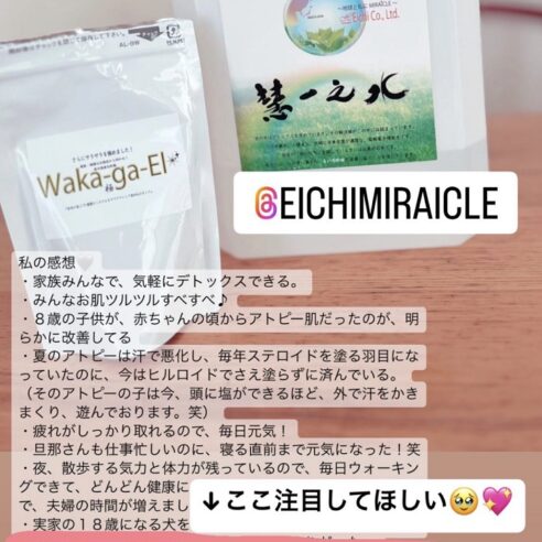 水素イオンと電子があふれる水 - 慧一之水（えいちのみず）