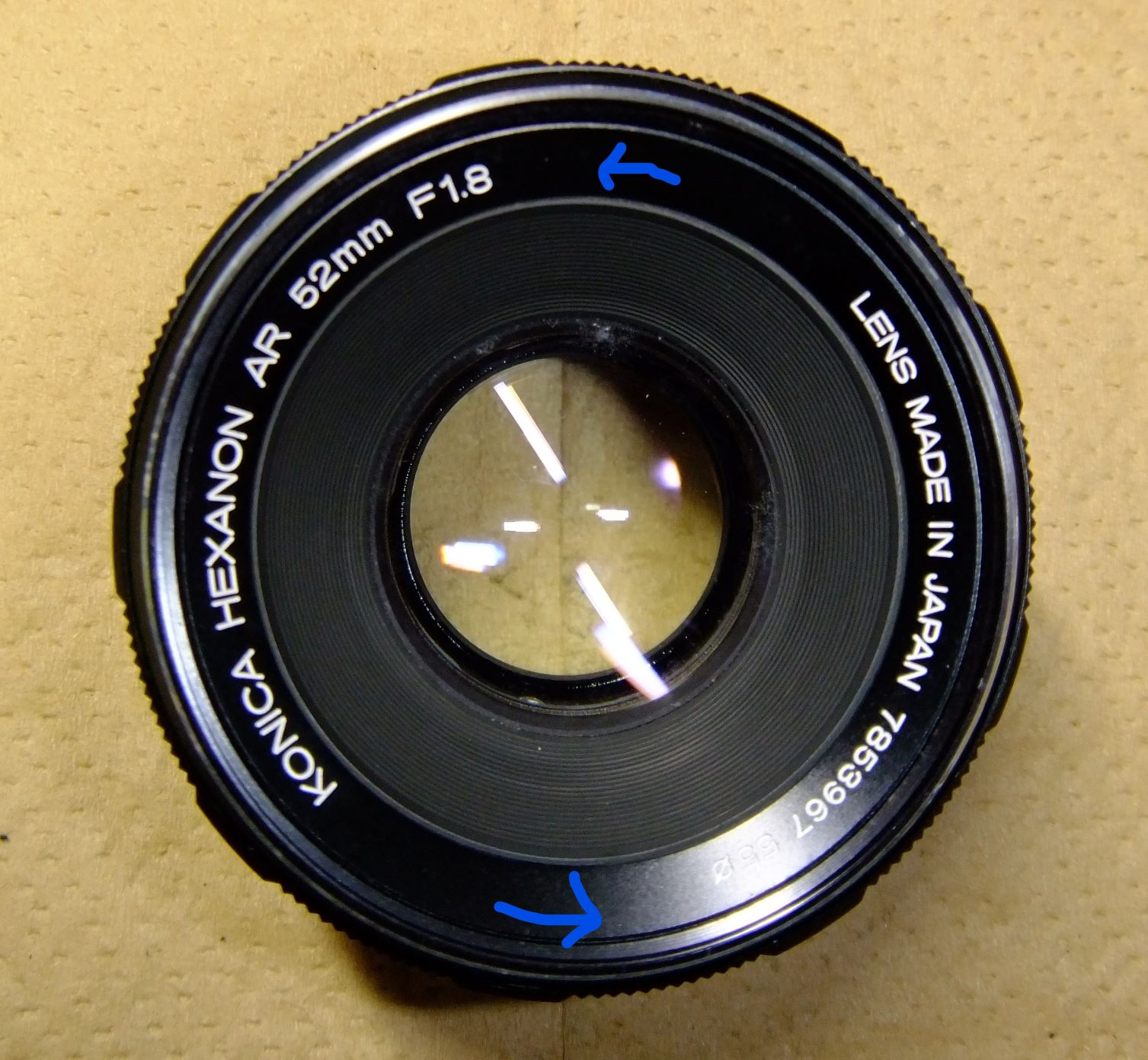 KONICA HEXANON 52mm F1.8 ジャンクレンズ分解修理 (2本目）: ねこの