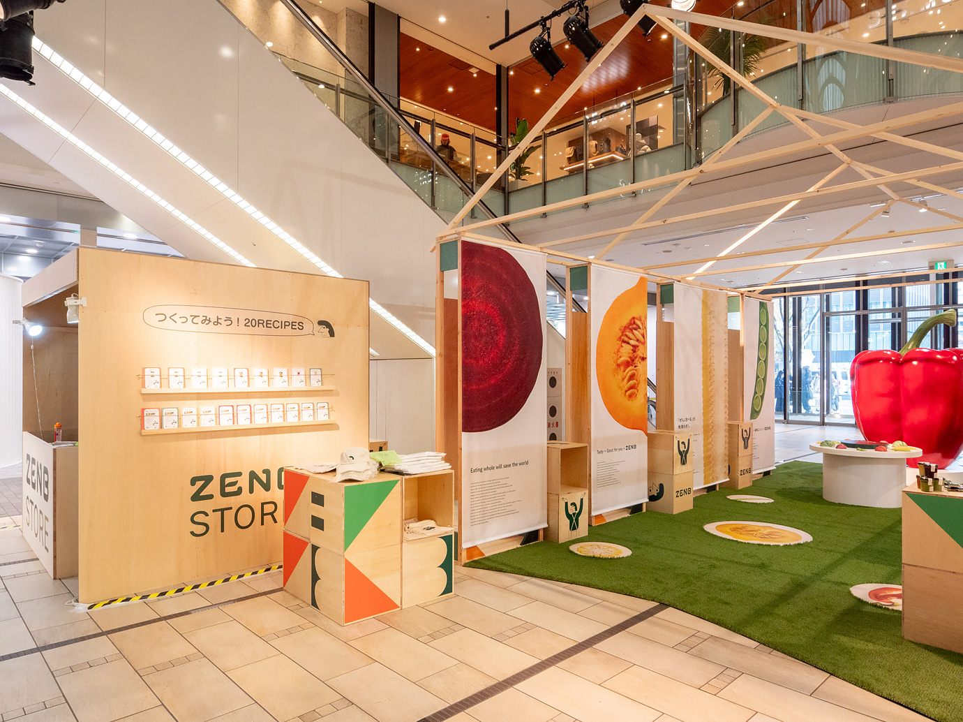 ラシックで開催中のZENBのPOP-UPの設計施工をしました｜8LOG｜DESIGN