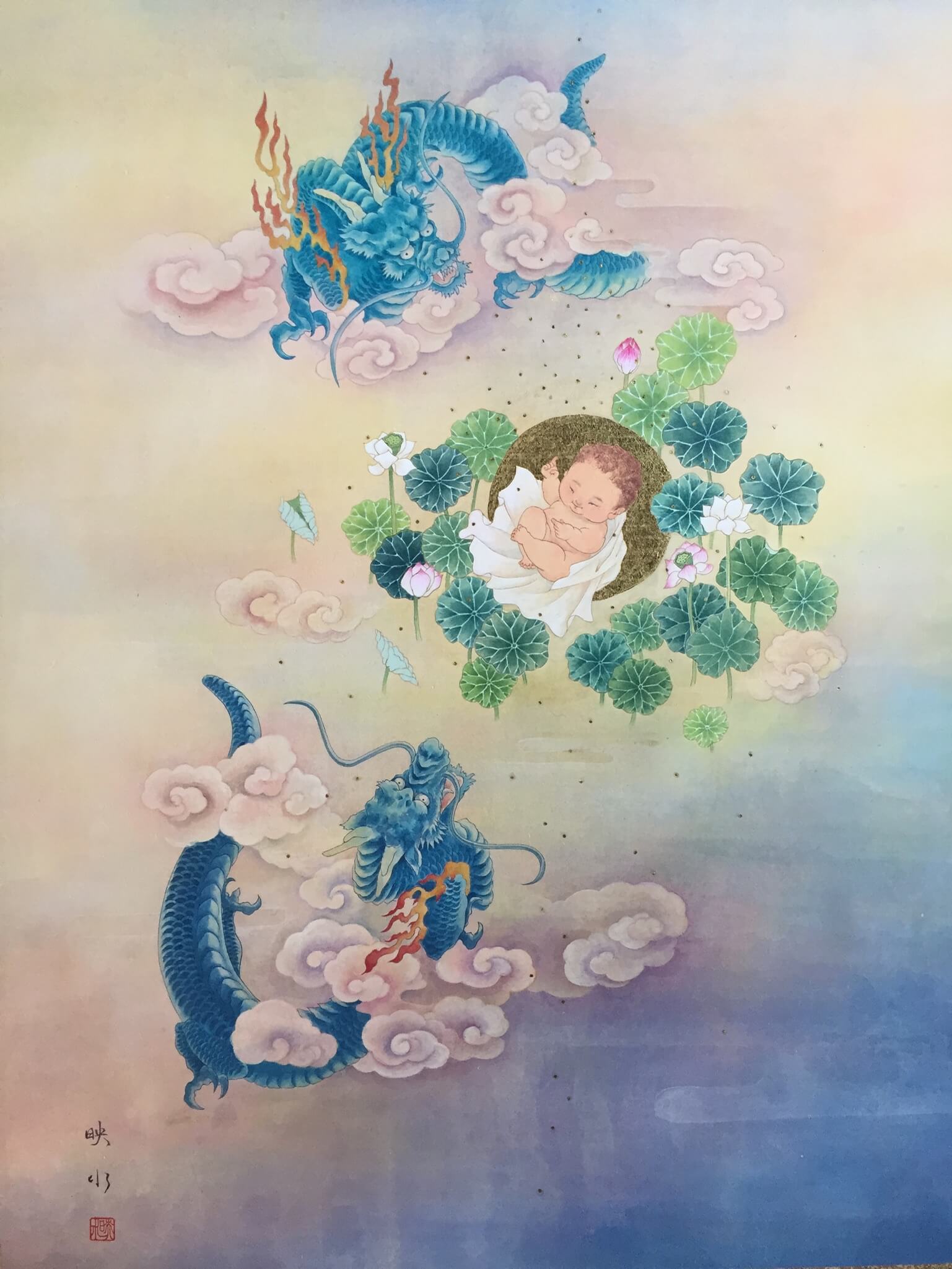 釈迦誕生図 | 作品 | 映水