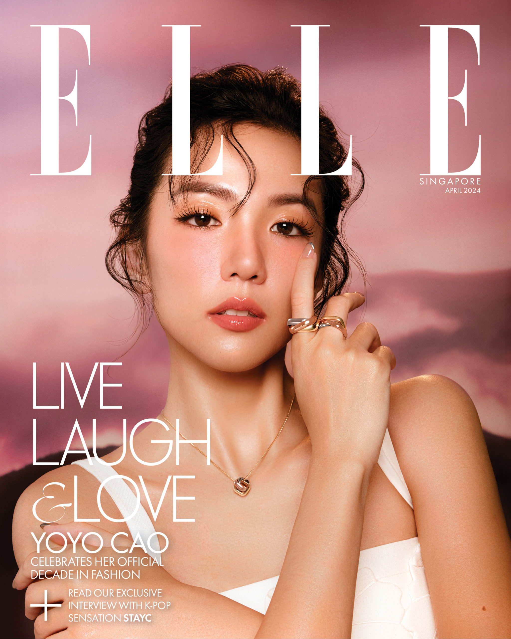 Yoyo Cao Is ELLE Singapore's April 2024 Cover Star