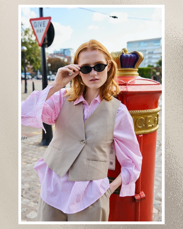 ENFOLD(エンフォルド)｜クラシカルチェック レイヤードMEN'Sライク SH