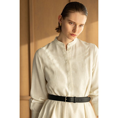 ebure(エブール)｜30mm レザーベルト/ブラック の通販｜ELLESHOP