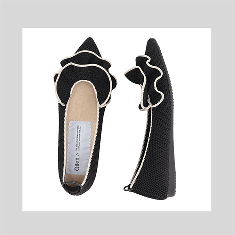 Offen(オッフェン)｜pointed-FRIN/BLACK の通販｜ELLESHOP・(エル
