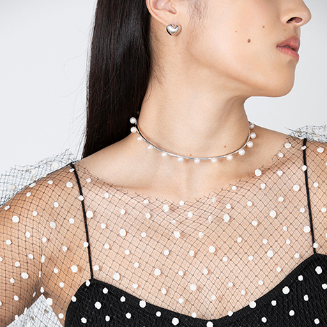 Bijou de M(ビジュードエム)｜レインボーピアス L（片耳用）/イエロー