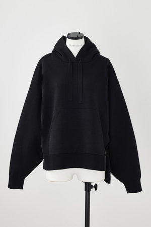 nagonstans(ナゴンスタンス)｜Hooded Knit PK/ニット/Black の通販