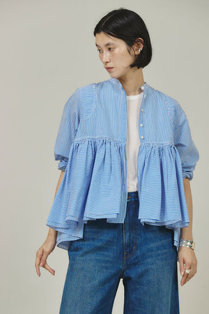 curensology レイヤード キャミソール ギャザー ホワイト curensology