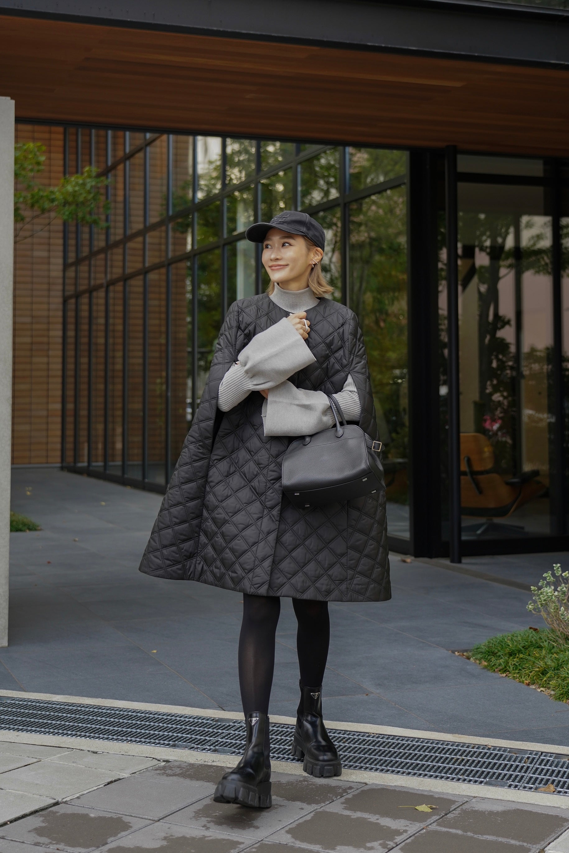 ポンチョコート【QUILTING】 – ELLIE