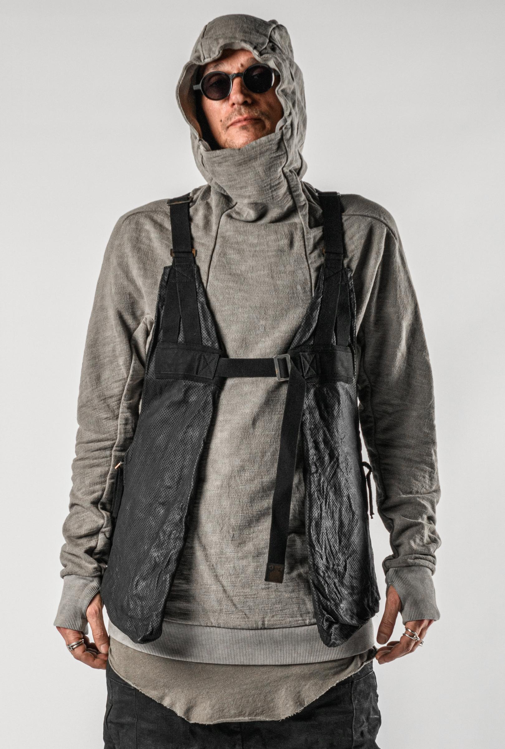 Boris Bidjan Saberi VEST BAG2.1 Perforated Horse Leather Harness