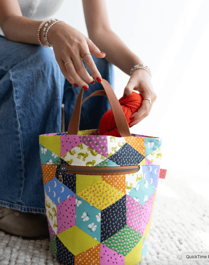 Quarry Tote by Noodlehead (Printed Paper Pattern) - Emmaline Bags Inc.