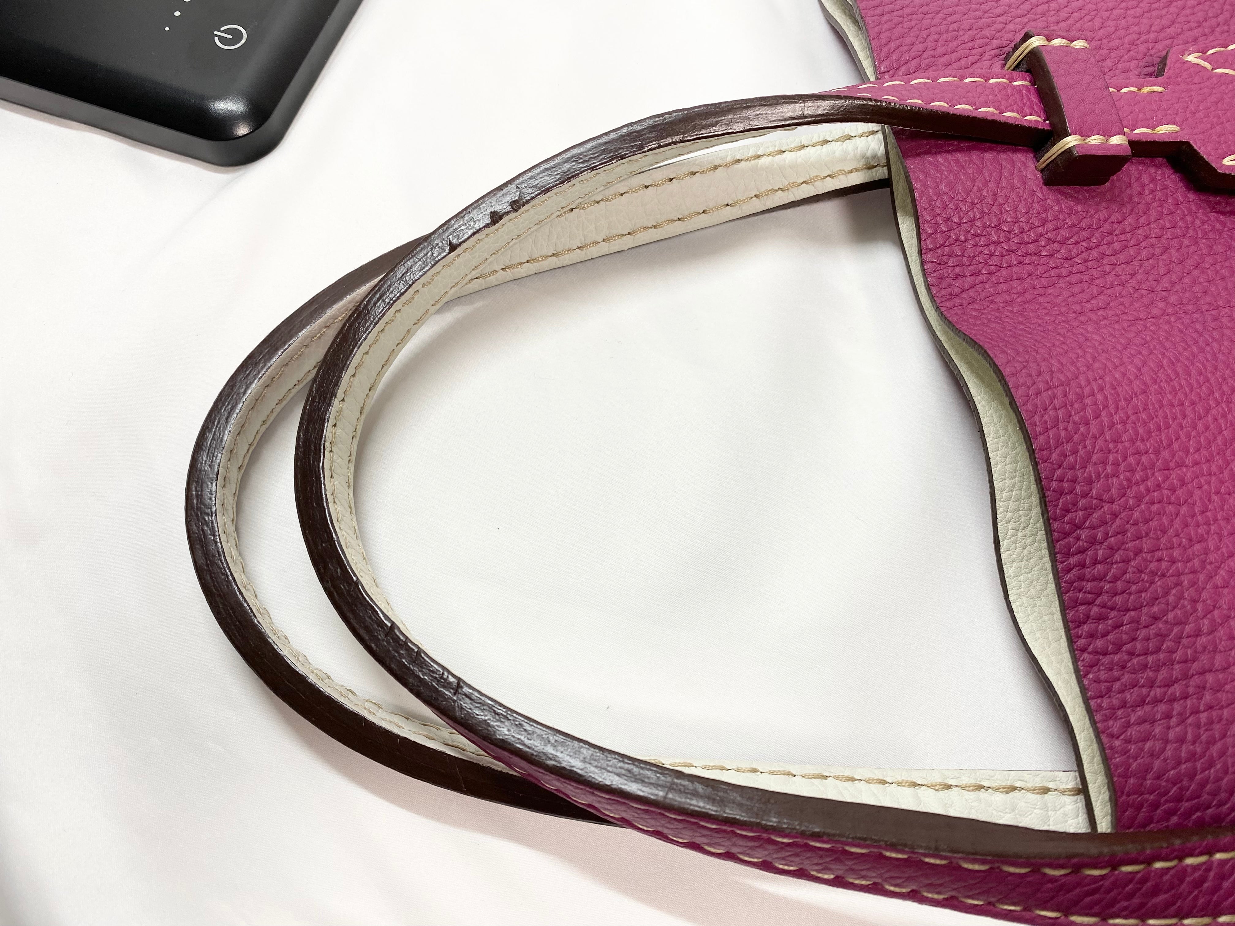 美品】MOREAU PARIS モローパリ レザートートバッグ ブレガンソン