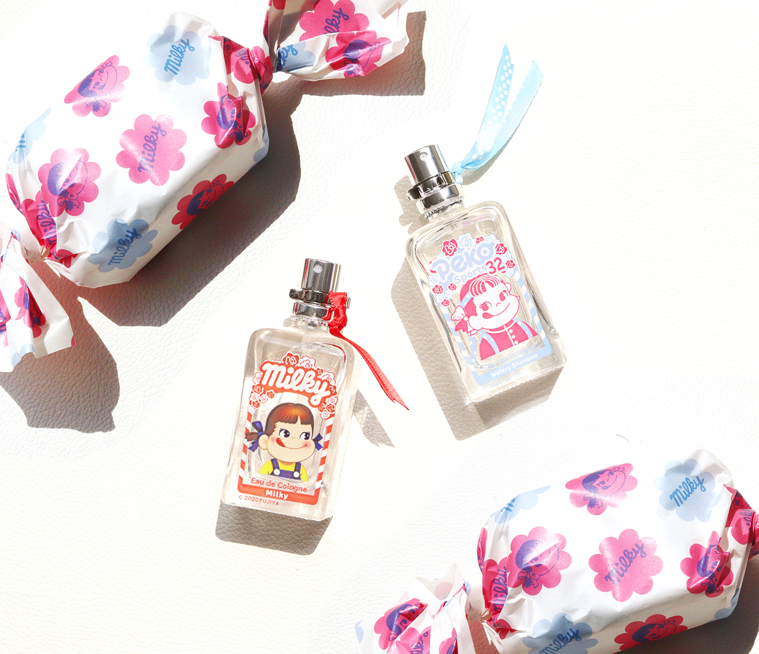 コンプリート必至、全66デザイン!!「アクアシャボン×ペコちゃん運動会