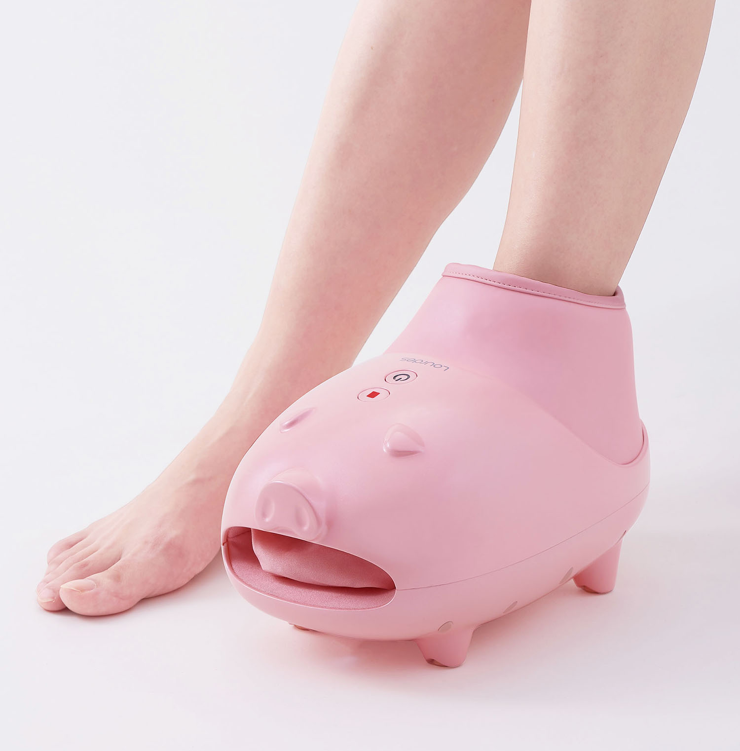 ブーツ型でかかとや足首までケア＆ストレッチ「ルルド フットケア