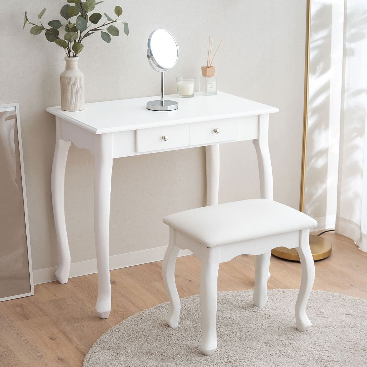 こゆび姫様用カントリーコーナー ドレッサー&カフェテーブルセット こ