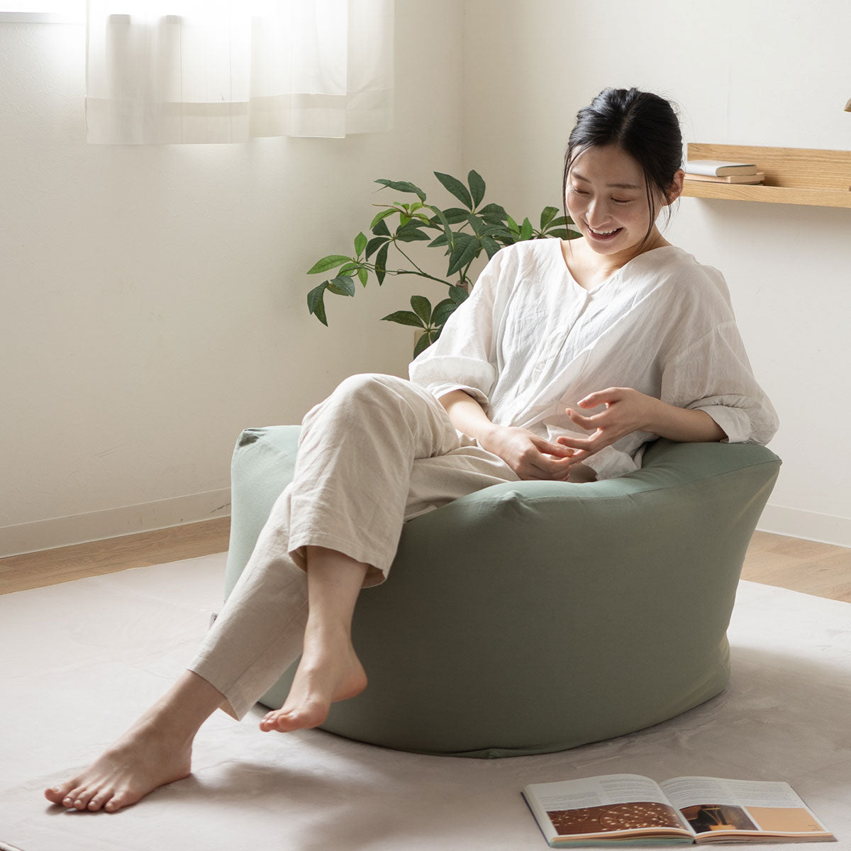 もちもち/mochimochi】ビーズクッション Sサイズ | 寝具・家具の専門店