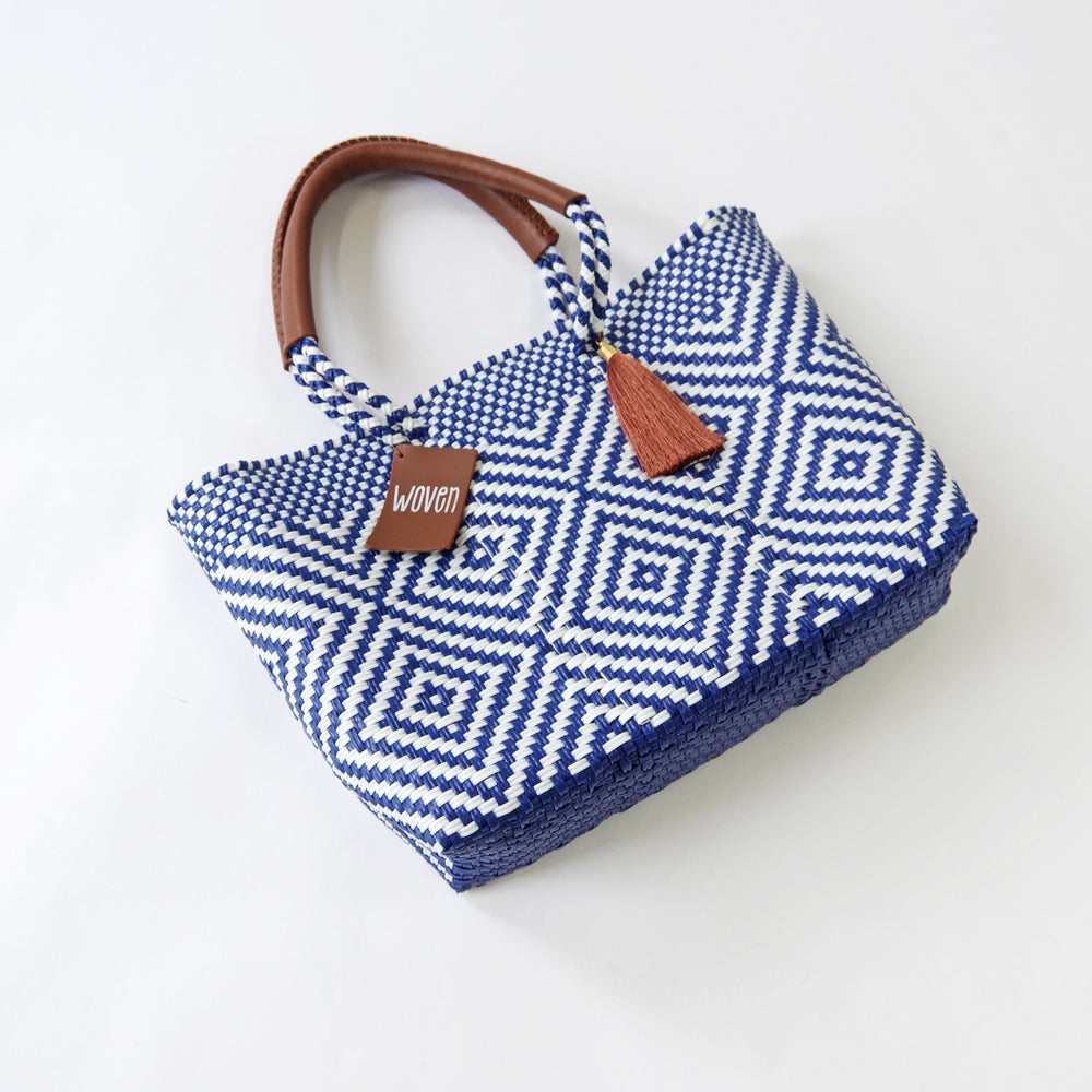 WOVEN ウーヴン】メキシコ製 バスケットバッグ メルカドバッグ かご