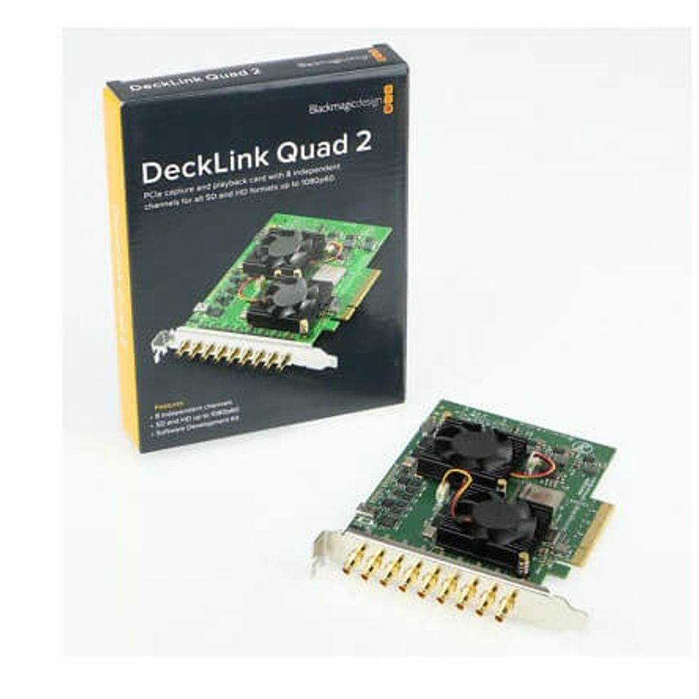 Placa Blackmagic DeckLink Quad2 - eMania Foto e Video