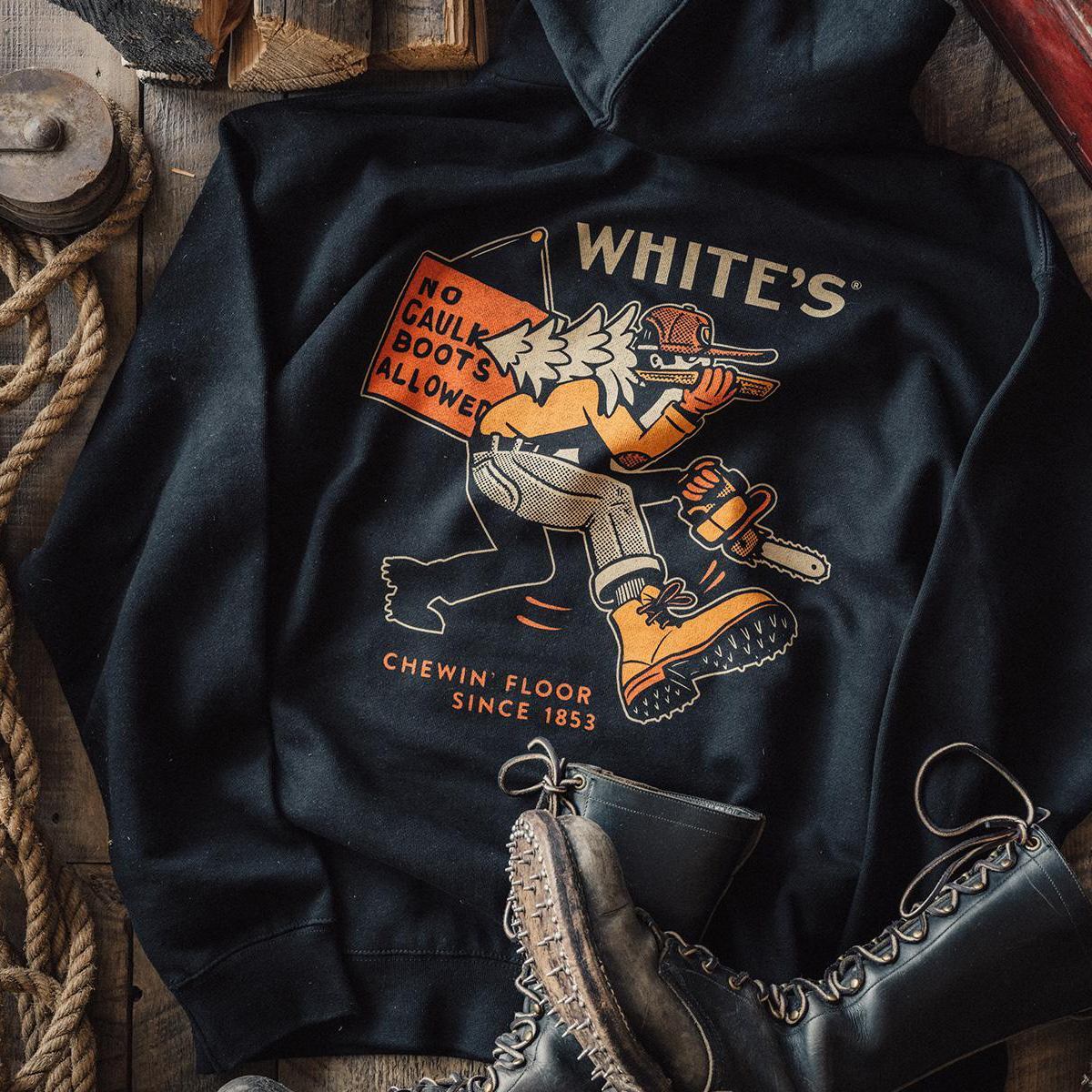 ホワイツ] WHITE'S BOOTS No Caulk Boots Graphic Hoodie