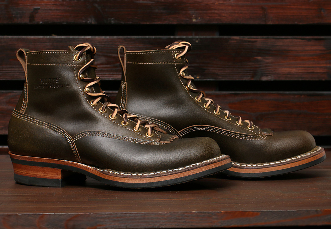 ホワイツ] WHITE'S BOOTS 350MV LTT オリーブグリーン ワックス