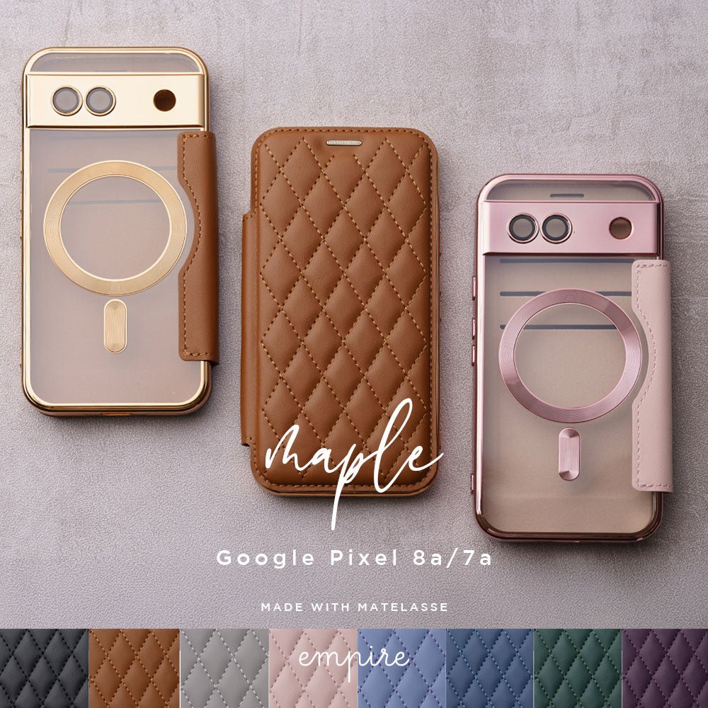 背面クリア Google Pixel 9 8a 7a ケース 手帳型 かわいい クリア