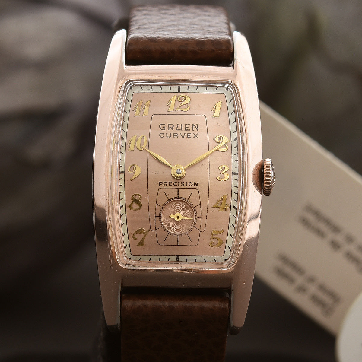 1941 GRUEN Curvex Gents Rose Gold Dress Watch – empressissi