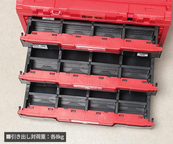 3月の特価品】キューブリック 5901238259763 超耐久IP66 3段引出し