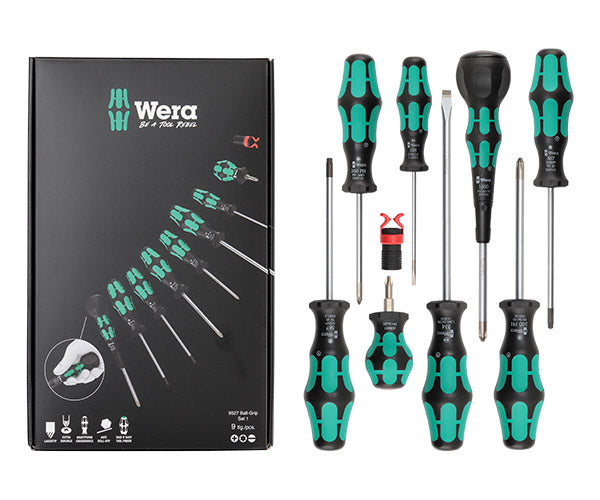 日本正規品 Wera 限定 9点 ボールグリップセット プラス/トルクス