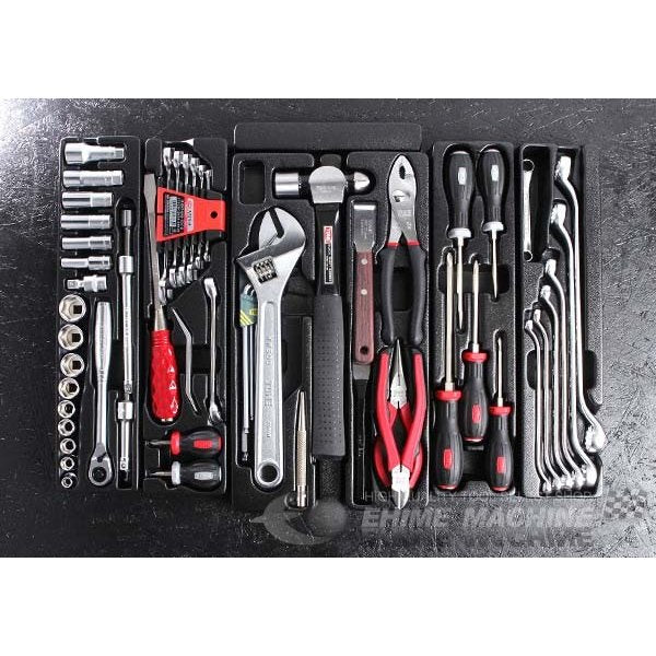 TONE 工具セット61点（レッド） tsa3331【エヒメマシン】