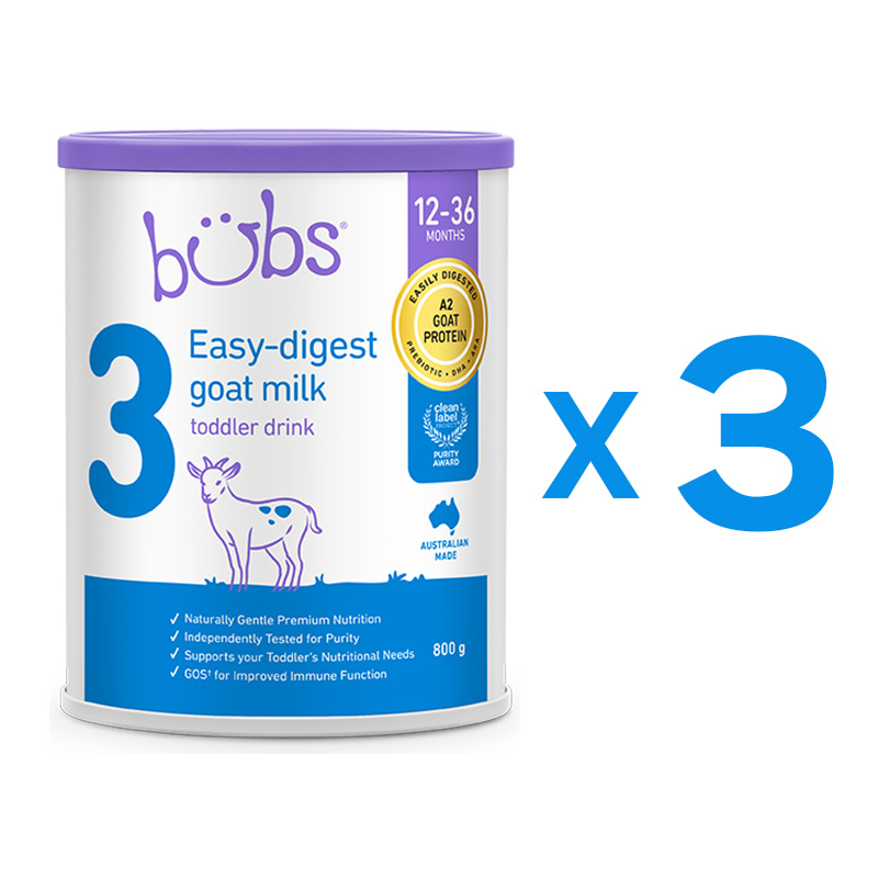 Bubs (バブズ) ヤギミルク・ゴートミルク ステップ3 (1歳～3歳) 大缶