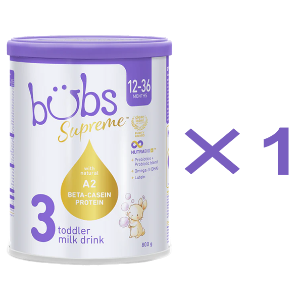 Bubs（バブズ） Supreme（シュプリーム） A2 粉ミルク ステップ3 (1歳