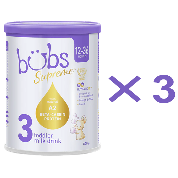 Bubs（バブズ） Supreme（シュプリーム） A2 粉ミルク ステップ3 (1歳