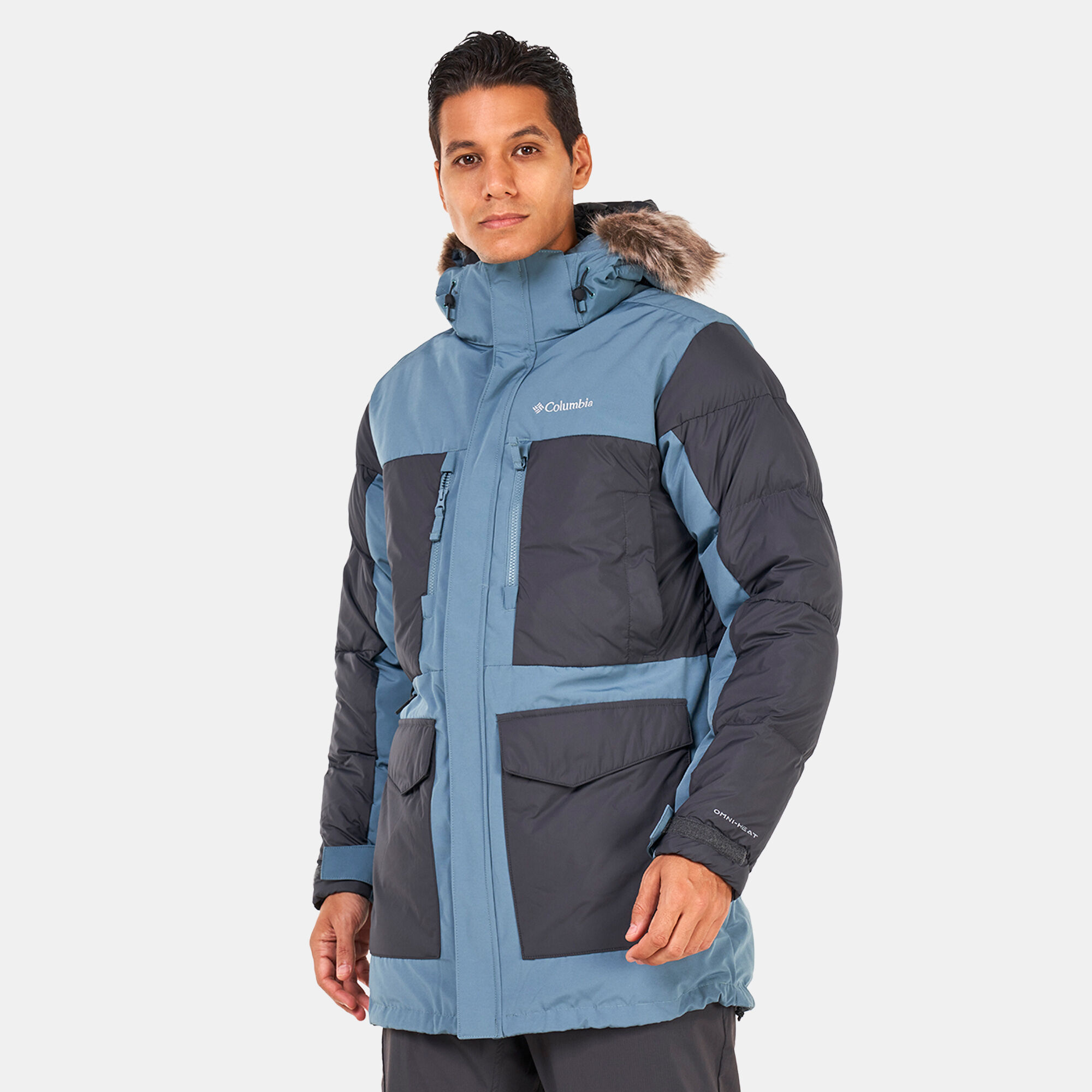 Men's Marquam Peak Fusion™ Parka Jacket Green Columbia in Qatar -SSS