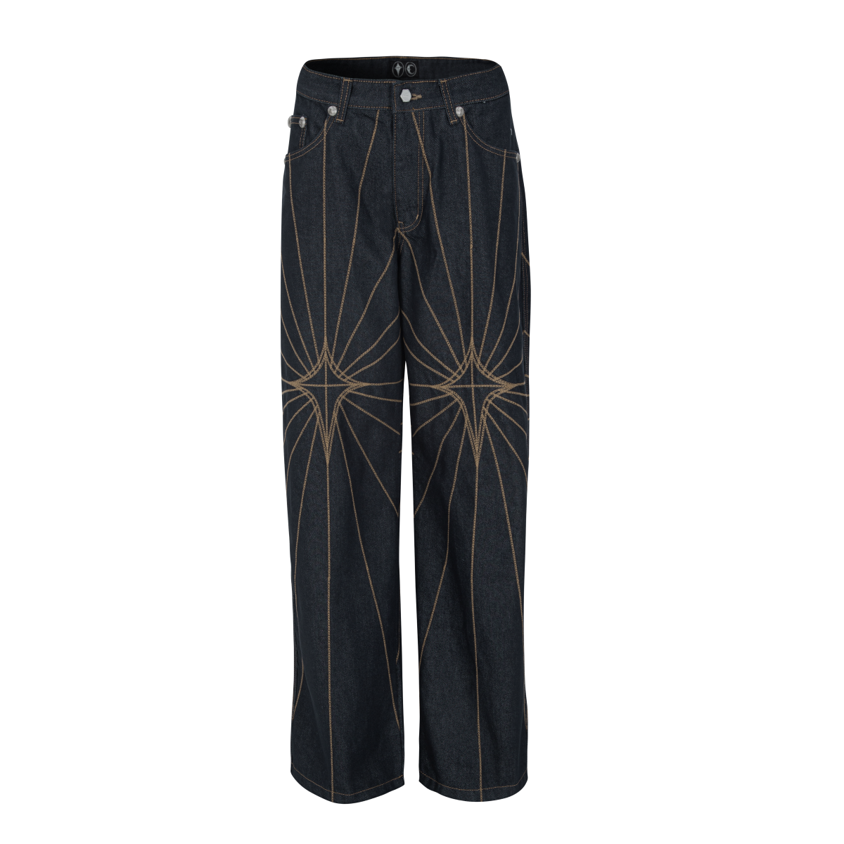 Chain Stitch Denim Pants – thug club