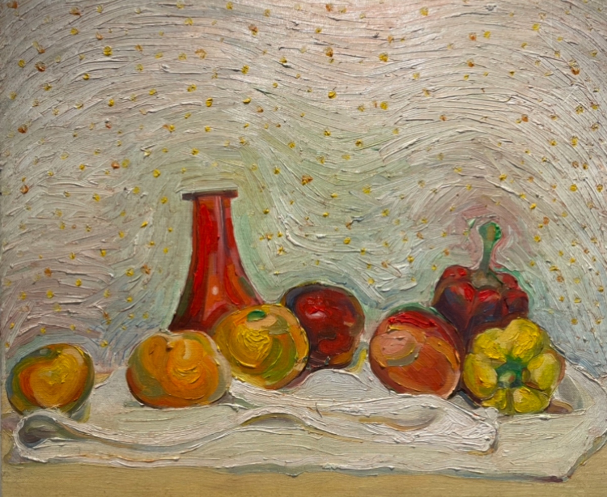 ヴィクトール・カビサダ・ジュニアの油絵V.CABISADA JR静物画