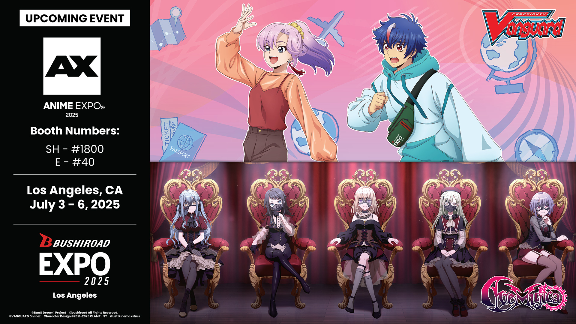 Bushiroad EXPO returns to Anime Expo 2025 in Los Angeles! ｜ Bushiroad