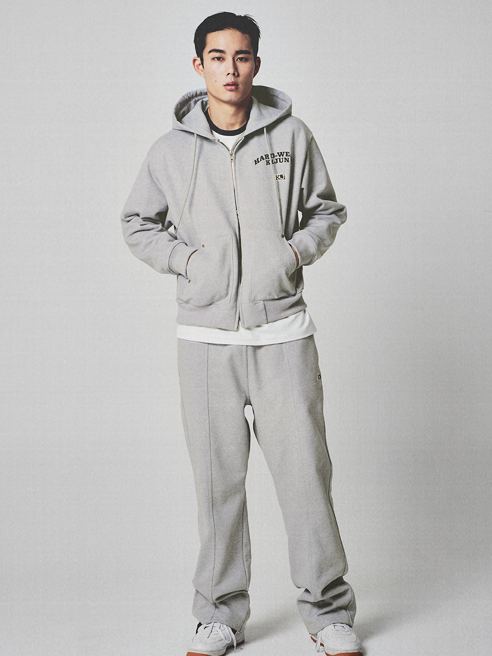 Rivet Zip-Up Hoodie | Kijun