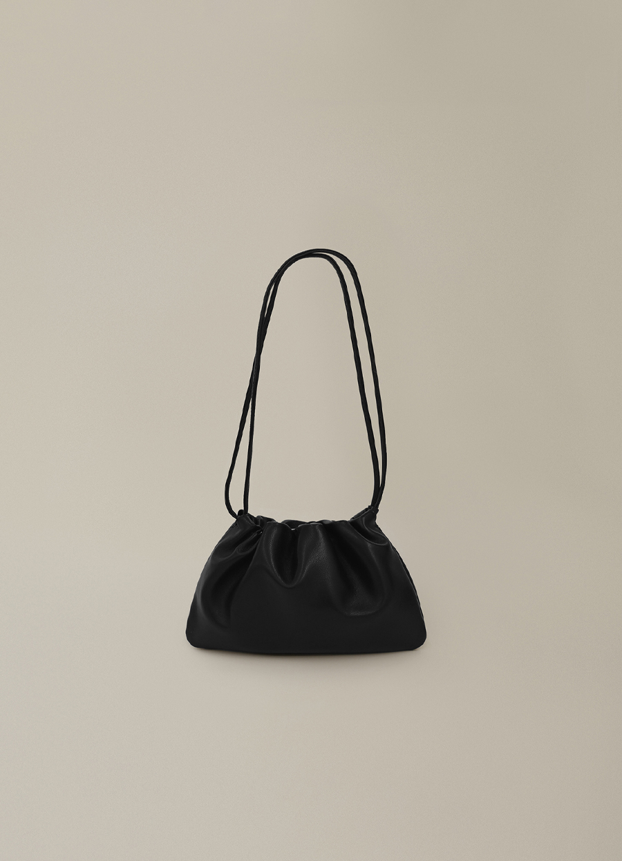 5TH / Nella strap mini bag (Black) - Nothing written