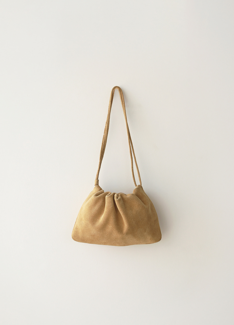 Nella suede strap mini bag (Cheddar) - Nothing written
