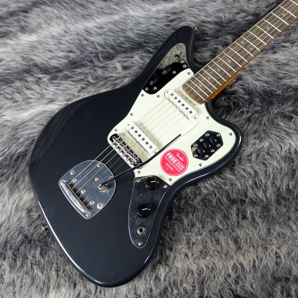 Squier FSR Classic Vibe '60s Jaguar Charcoal Frost Metallic